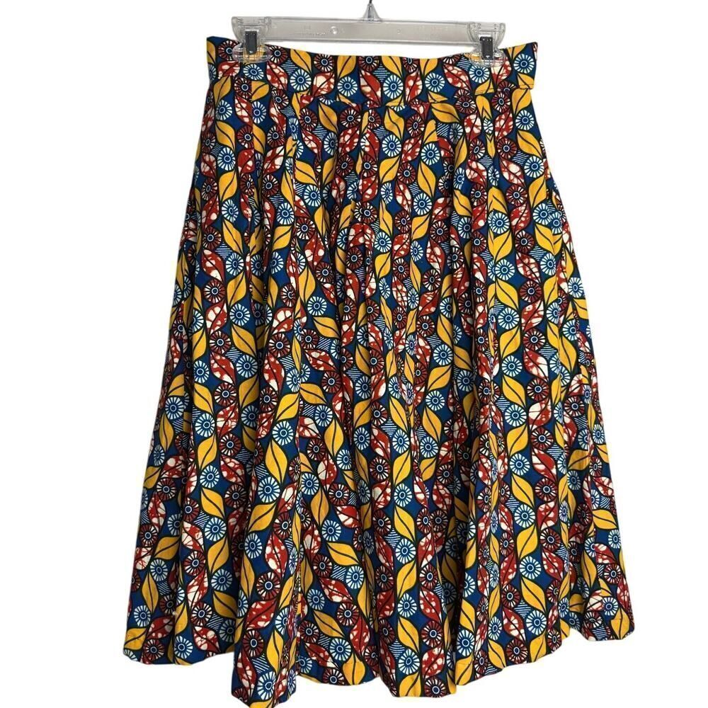 Francis + Benedict Colorful Midi Skirt Sz. S